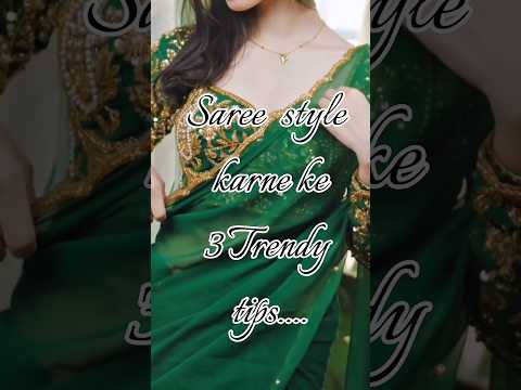 👗 How to Style a Saree in 3 Unique Ways! | Look Desi & Modern 🤍