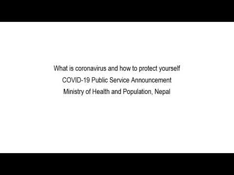 What is coronavirus and how to protect yourself, Radio PSA (in Nepali) - Nepal