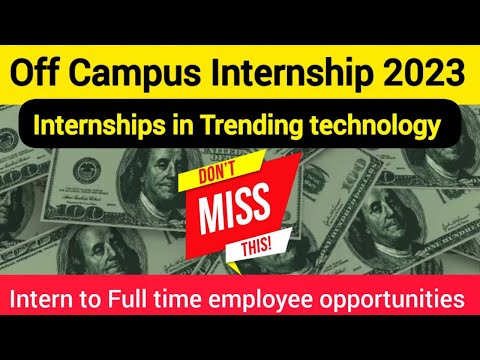 Off campus Internship 2023 | Internships for College students | #paidinternship #jobsuccesspoint4u