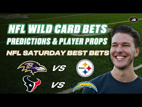 NFL Wild Card BEST BETS | Chargers-Texans, Steelers-Ravens | NFL Playoff Picks, Player Props