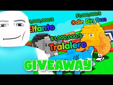 Giving Away Brainrots in Steal A Brainrot