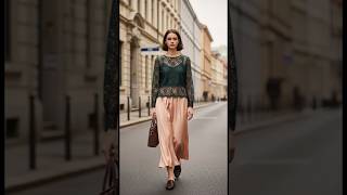 Lace Outfit Styling: Elegant & Chic Fashion Ideas  #fashion #stylesolutions #lace #chicstyle