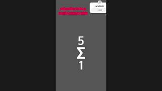 Solve calculus and SIGMA #math #shorts #calculus #algebra