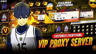 How To Download New  VIP Proxy Server In Free Fire 💯😱🔥 | Customize Everything