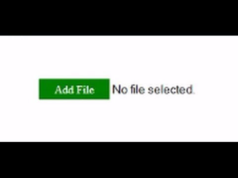 How to customize the HTML5 default input type file button and show selected file name