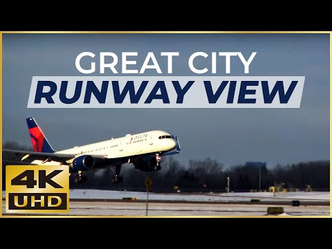 Plane Spotting (4K) - Twin Cities Runway Take Off & Landings