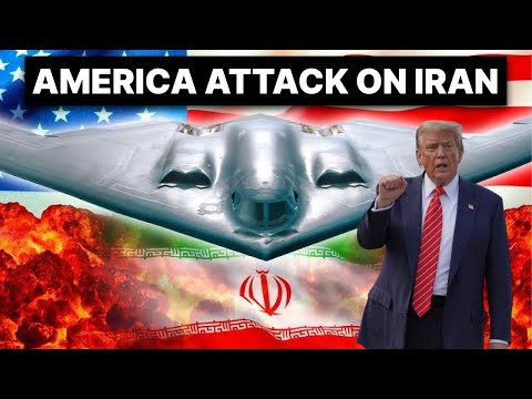 America Attack on Iran with B2 Split Bomber 😰