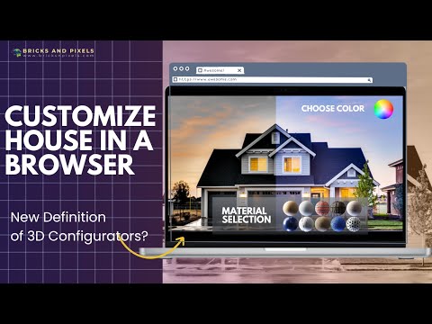 Pixel Streaming for Architecture Visualization | Browser Compatible Configurator   #architecture