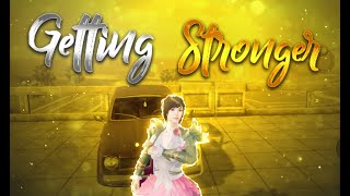 GETTING STRONGER⚡ PUBG MONTAGE // 4 FINGER + GYRO