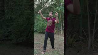 Challenge Yourself with this Double Stick Weaving Pattern | Filipino Martial Arts Sinawali