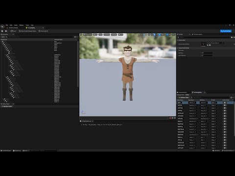 Finished our player and animations hopefully 💚 #Unreal5❤️ Setting up our Player
