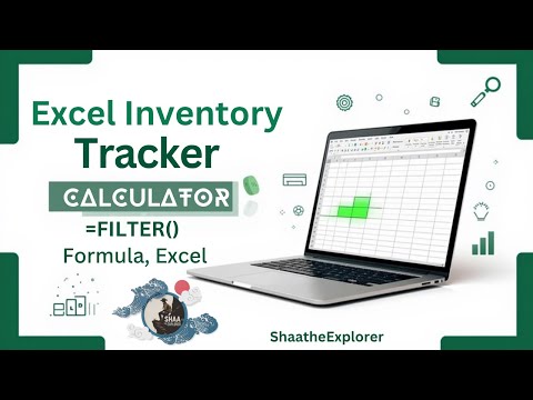 How to Create  Excel Inventory Tracker Using FILTER | Inventory Tracker உருவாக்குவது எப்படி?