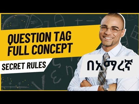 Full concept about Question Tag | Secret Rules