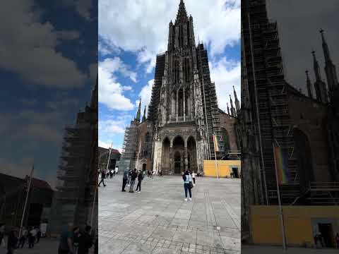 The tallest church in the world!🗼👀#UlmerMünster #ulm #travelgermany