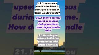 My disability Support Worker Interview question – What They Asked Me.#trending