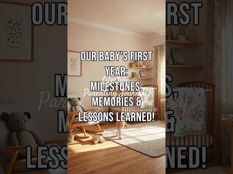 Our Baby's First Year: Milestones, Memories & Lessons Learned! #lifestyleparentingjourney