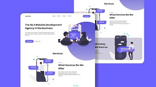 Website Development Agency Website | UI/UX Design in Figma
