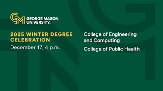 CEC/CPH Degree Celebration | Winter 2025 Commencement | Wednesday, December 17th - 4pm EST