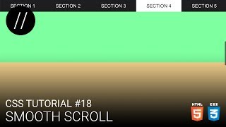 CSS Tutorial #18 — Smooth Scroll [UP/TO/DATE]