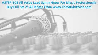 ASTSP108 All Voice Lead Synth Notes For Music Professionals