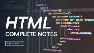 Advance html written Notes| #neat and clean  |Web development Pro | For fronted web developers|subs
