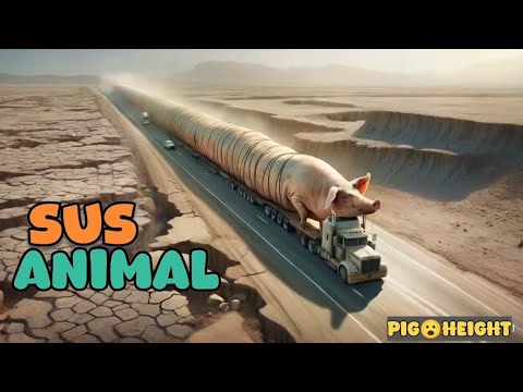 The Longest Pig Ever Transported | Surreal AI Art"#abdulhadi40