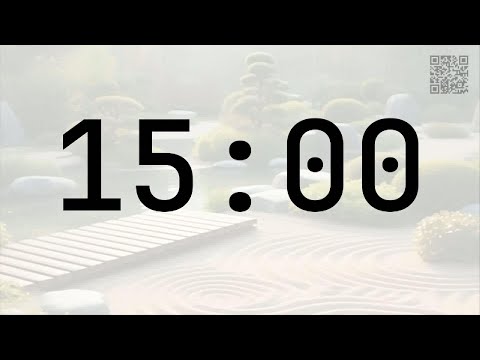 15-Minute Zen Timer ⏳ Lo-Fi Beats to Boost Focus & Relax