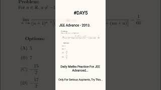 #DAY5 JEE Advanced Maths "Advanced Limit Problem Solved Step by Step" #dagurmaths #dailymath #iitjee