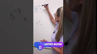 POTÊNCIA com EXPOENTE NEGATIVO \Prof. Gis/ #shorts