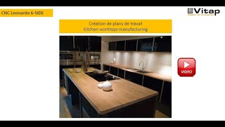 Vitap CNC LEONARDO 6-SIDE kitchen worktop