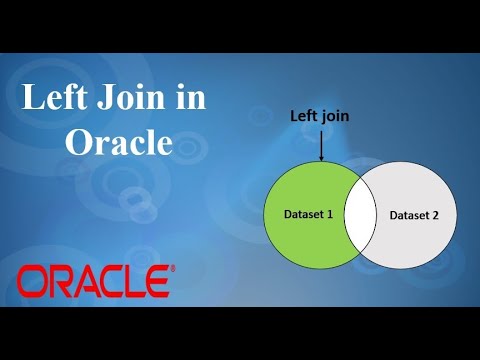 Left Join in oracle