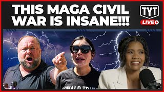 Alex Jones Goes SCORCHED EARTH On Candace Owens As MAGA CIVIL WAR Hits Fever Pitch!!