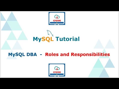 MySQL DBA - Roles and Responsibilities (In English)