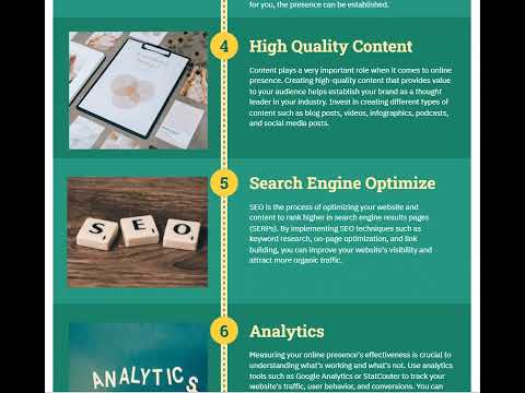 Boost your Online Presence - 12 Tips