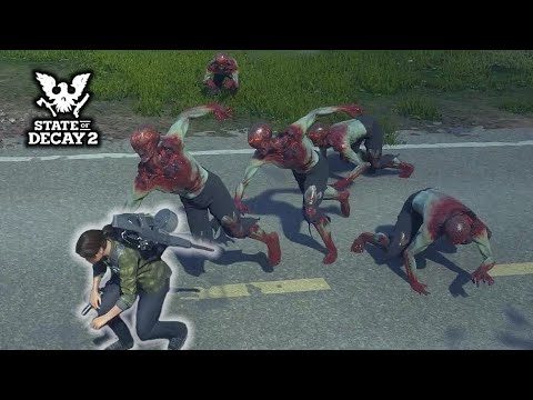 Killing 5 BLOOD FERAL ZOMBIES on Foot Without Taking Damage!!! State of Decay 2 Lethal Zone