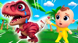 Dinosaur Stories for Kids | Trex Got A Boo Boo | Tinytots Nursery Rhymes & Kids Songs