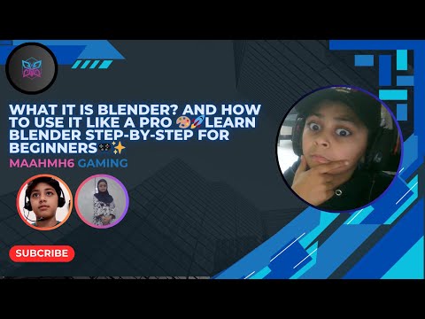What It Is Blender? and   How to Use It Like a Pro 🎨🚀Learn Blender Step-by-Step for Beginners🎮part 1