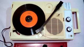 Columbia GP-3R Portable Record Player Turntable 45RPM