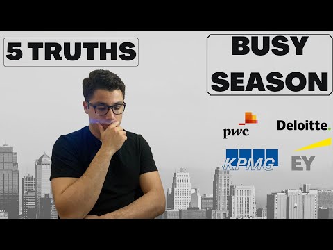 Surviving Busy Season: Inside the Big 4