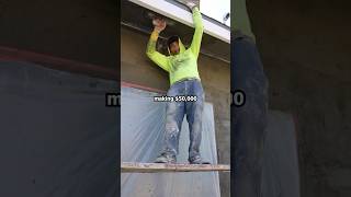 I Taught My Friend How To Start A Construction Business…😮 #stucco #construction #homerepair