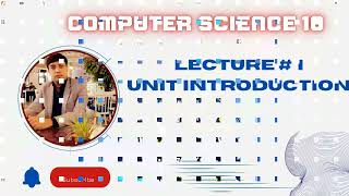 Introduction to Programming in Urdu Hindi    10th class Computer Science new book Chapter # 1