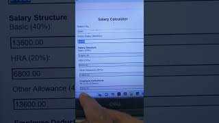 Salary Calculation Application by Chatgpt #tech #productivity #chatgpt #earn money #windows