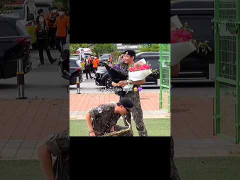 namjoon & tae have been discharged! :) #bts #namjoon #taehyung #rm #v #btsarmy #fyp #kpopfyp