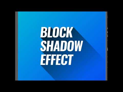 Block/Long Shadow Effect in CorelDraw