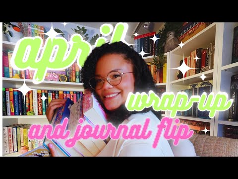 books I read in april  & journal flip thru