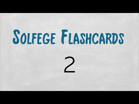 Solfege Flashcards: Set 2