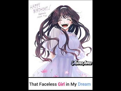 That faceless girl in my dream || #Waguri#anime#animeshort#subscribe