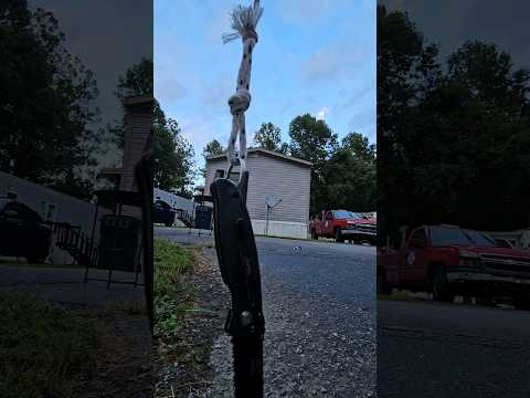 Rope Dart With A Knife #ropedart #flowarts #martialarts