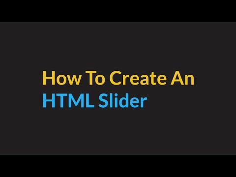 How to make slider in html and css | Jquery slider
