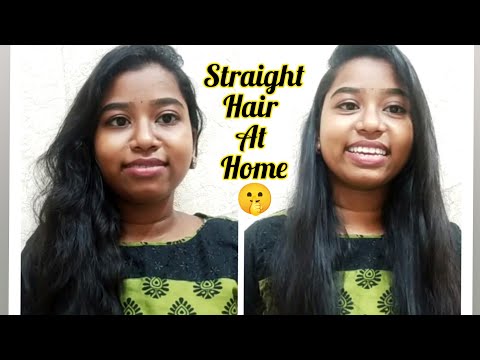 straight ur hair at home (in tamil) |  procedure | review of affordable straightner